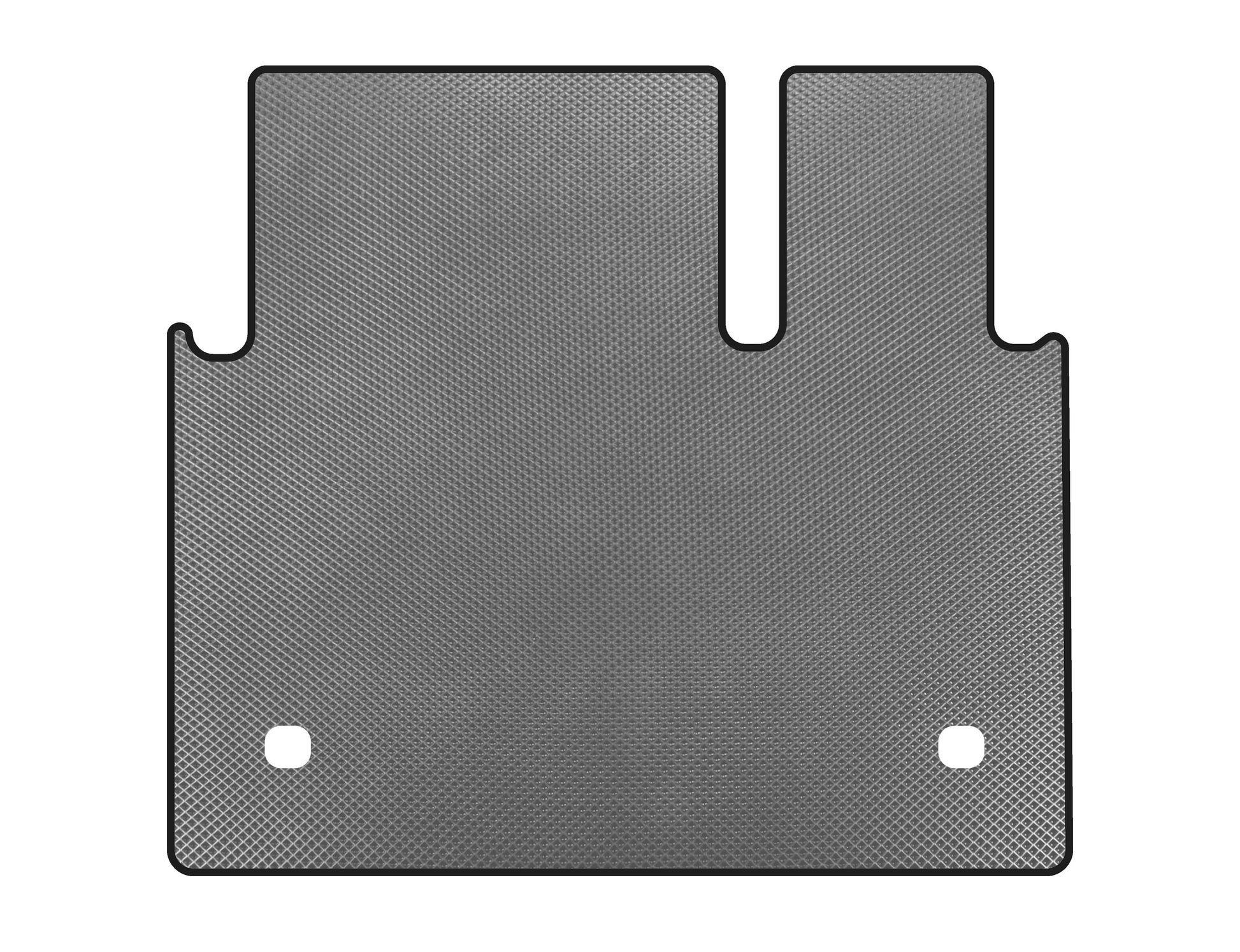 Trunk Mat (2012-2016, 1+1, Gray) for Peugeot Expert 2007-2016 - image 1