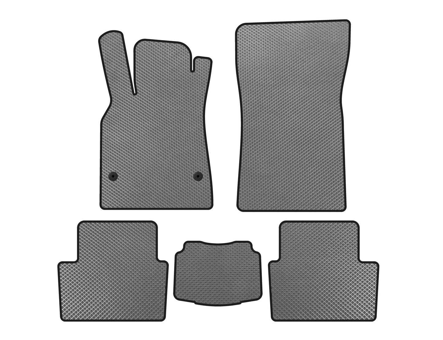 EVA Floor Mats (SD, Gray) for Renault Fluence 2009-2016 - image 1