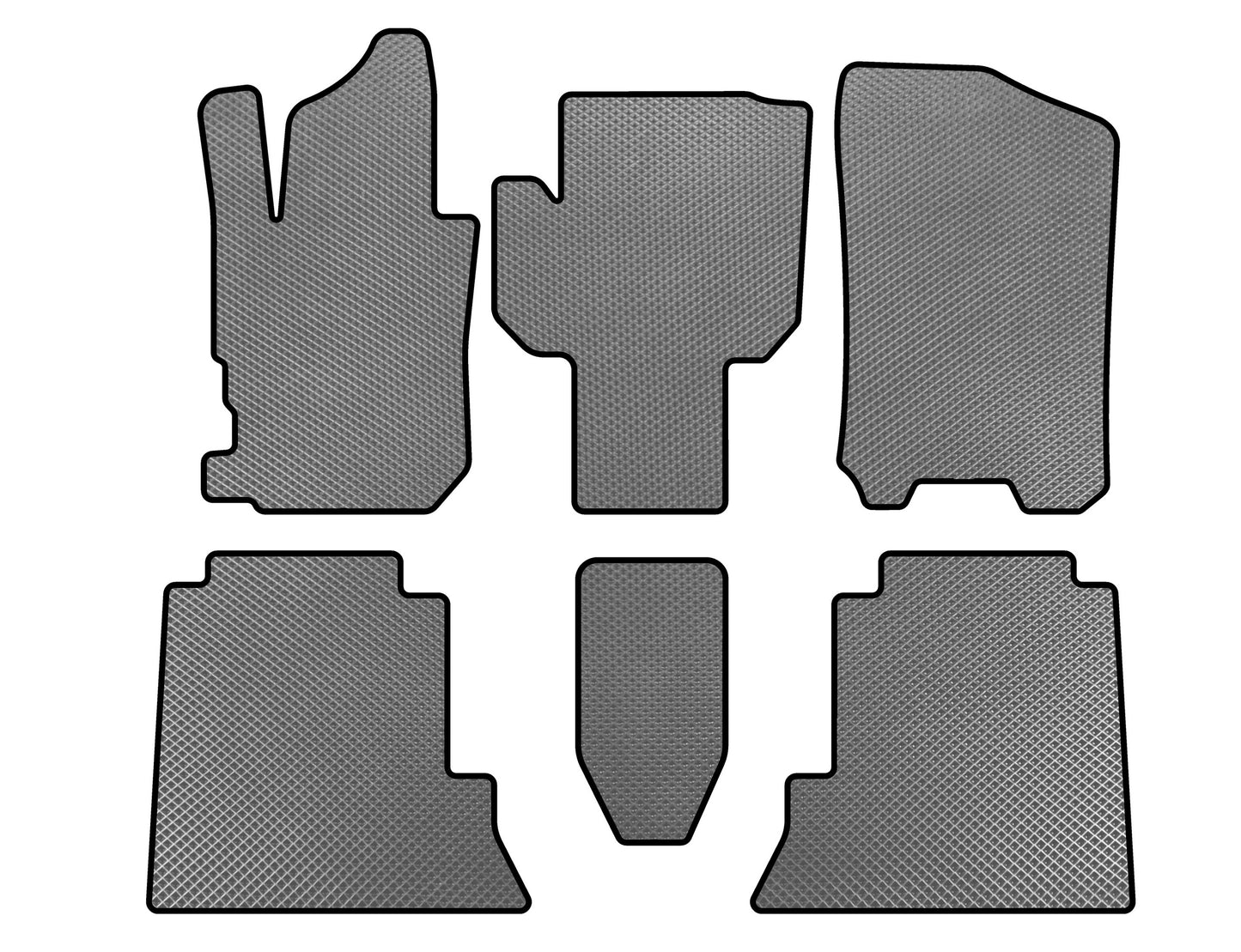 EVA Floor Mats (Gray) for Honda FR-V 2004-2009 - image 1