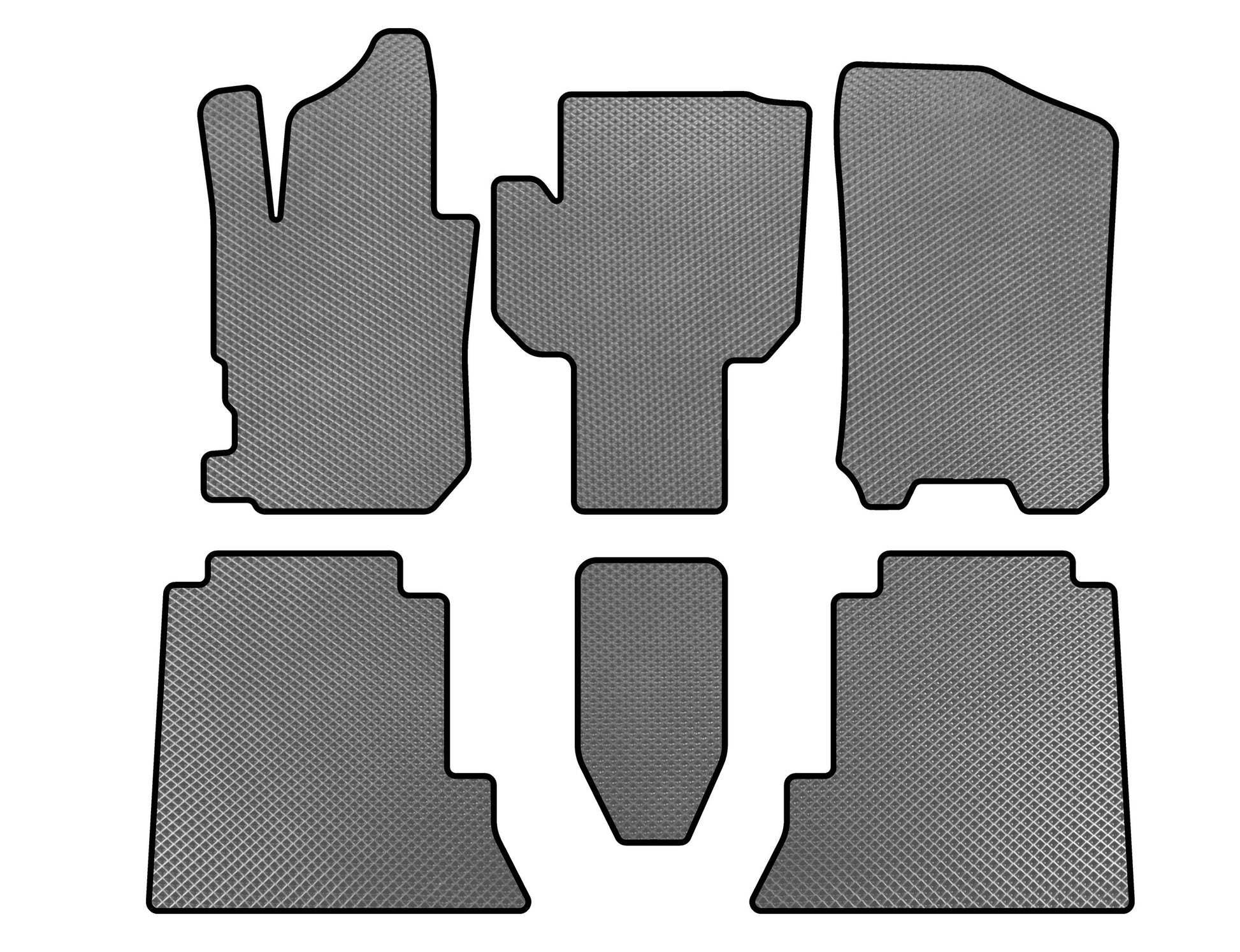 EVA Floor Mats (Gray) for Honda FR-V 2004-2009 - image 1