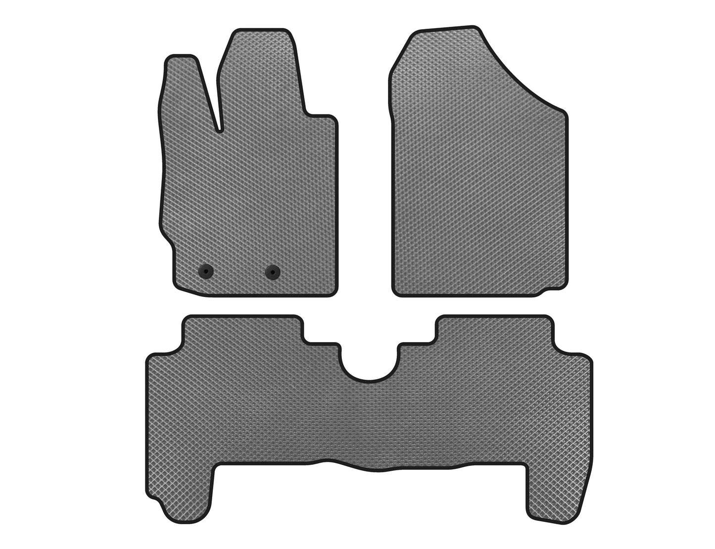 EVA Floor Mats (HB, 5-Door, Gray) for Toyota Yaris 2006-2011 - image 1