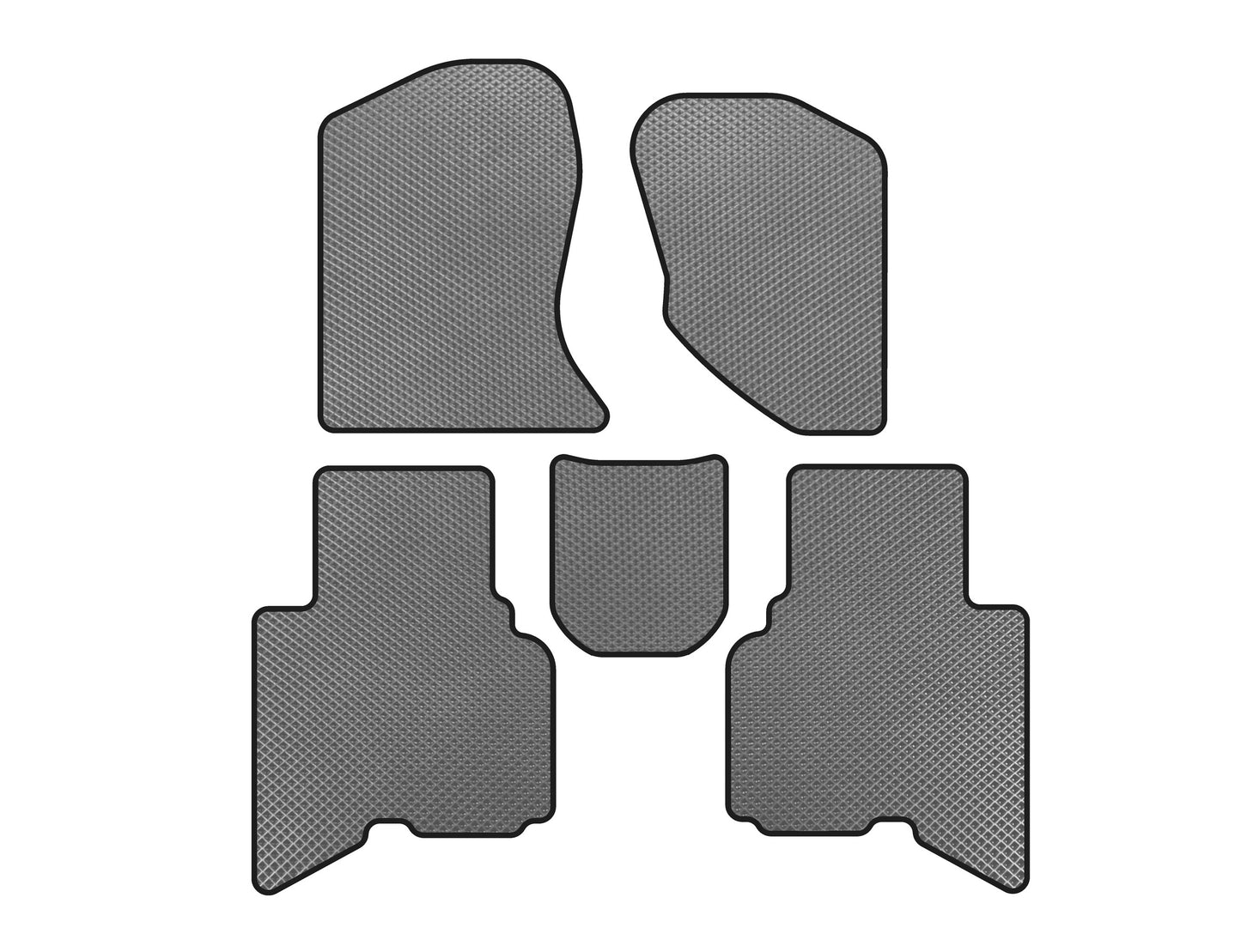 EVA Floor Mats (2010-2014, Gray) for GreatWall Haval/Hover H3 2005-2013 - image 1