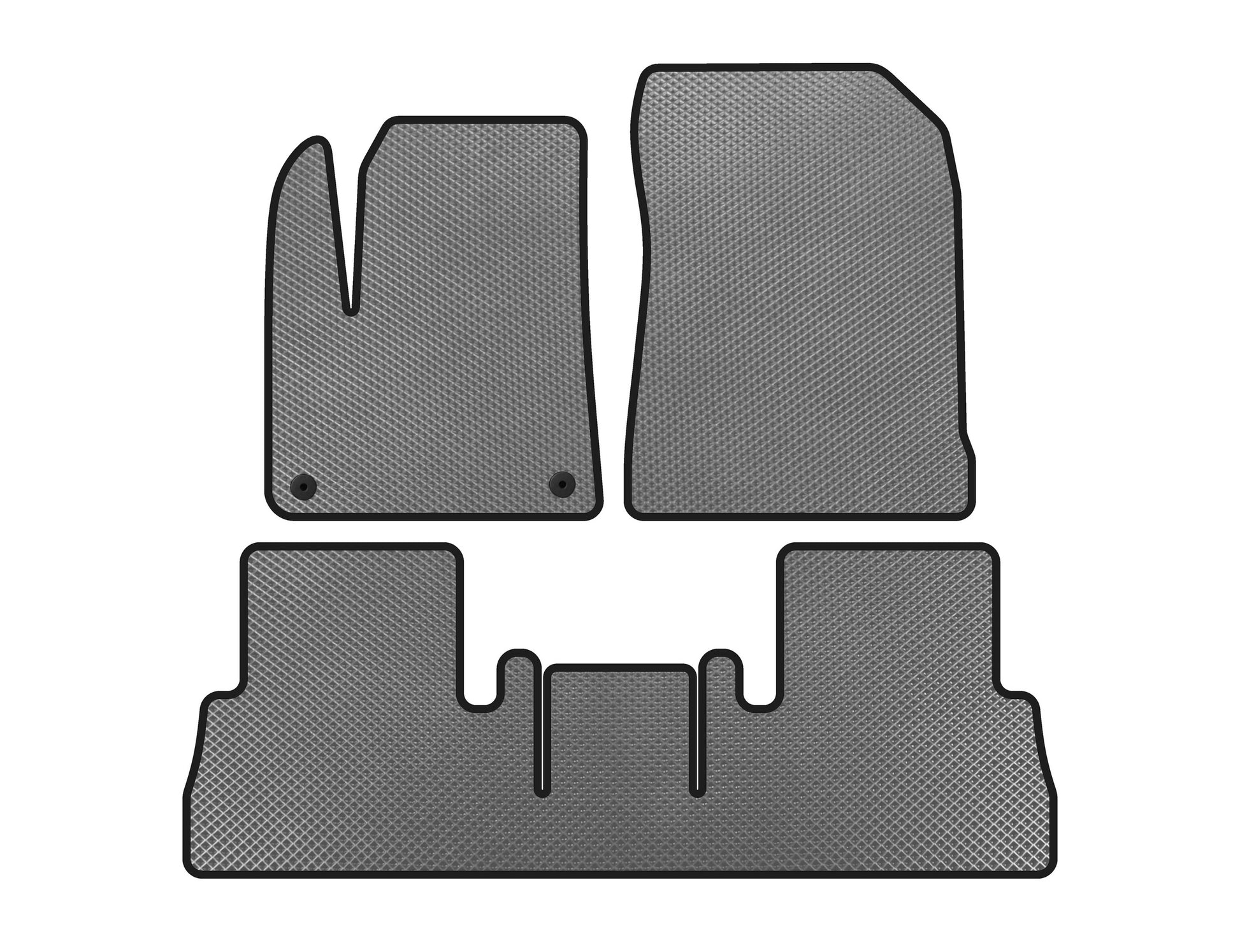EVA Floor Mats (Gray) for Citroen Berlingo/Multispace 2019- - image 1