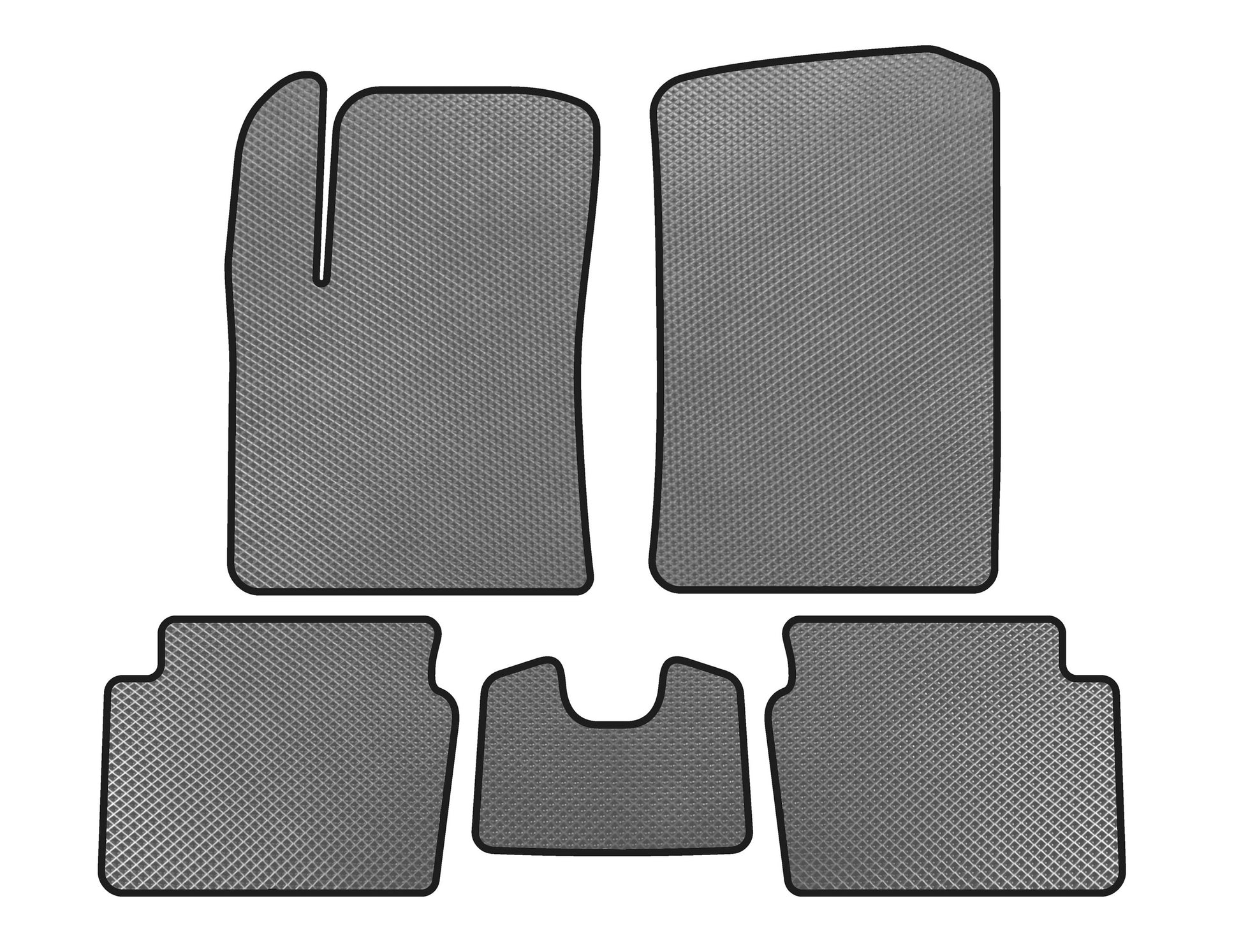 EVA mats (HB, Gray) for Hyundai I-10 2008-2013 - image 1
