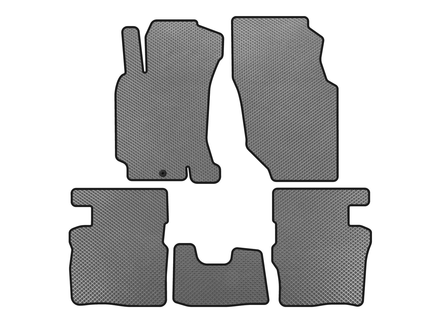 EVA Floor Mats (5-Door, Grey) for Honda HR-V 1998-2006 - image 1