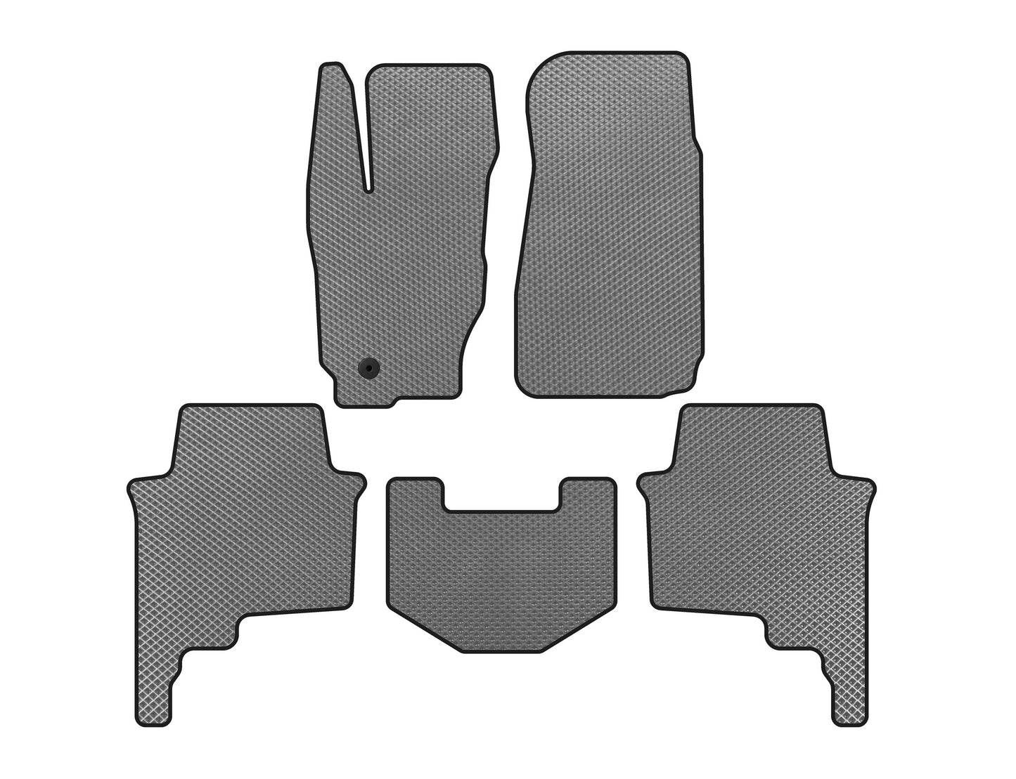 EVA Floor Mats (Gray) for Jeep Commander 2005-2010 - image 1