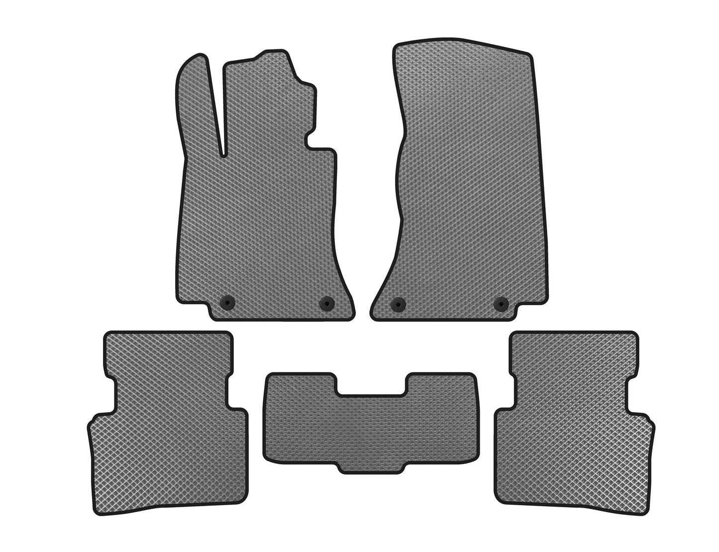 EVA Floor Mats (SD, Gray) for Mercedes C-class W206 2022- - image 1