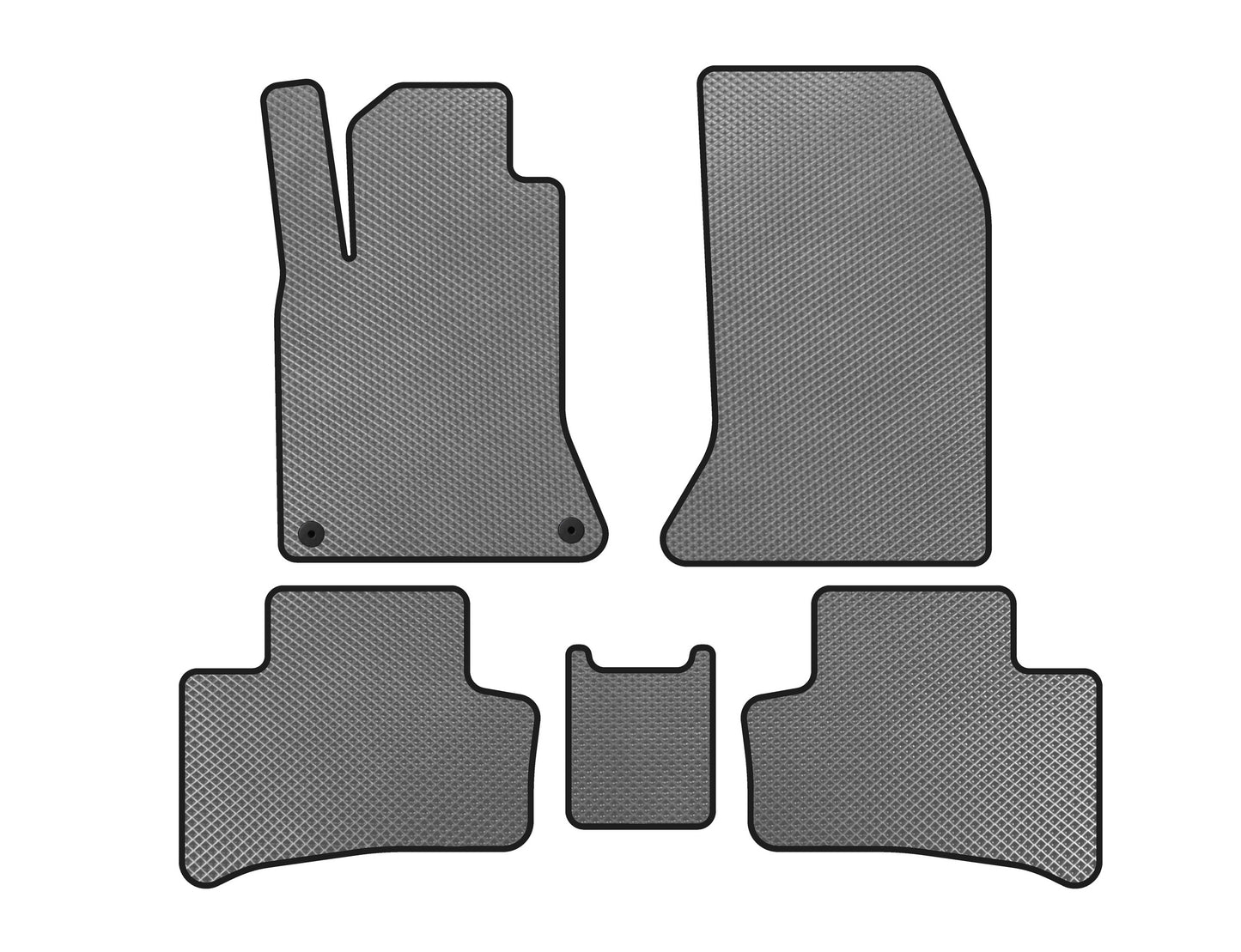 EVA Floor Mats (2011-2015, Electric, Gray) for Mercedes B-class W246 2011-2018 - image 1