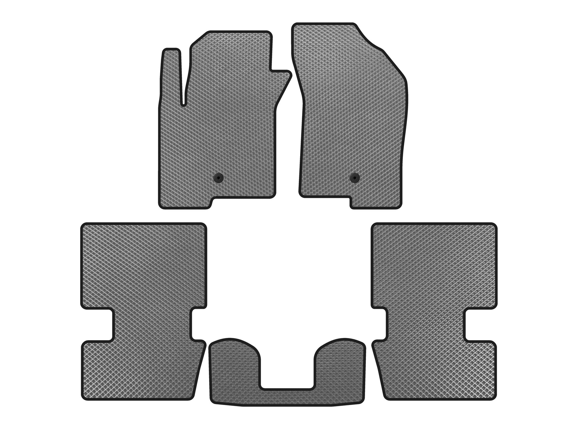 EVA Floor Mats (HB, Gray) for Dodge Caliber 2006-2011 - image 1