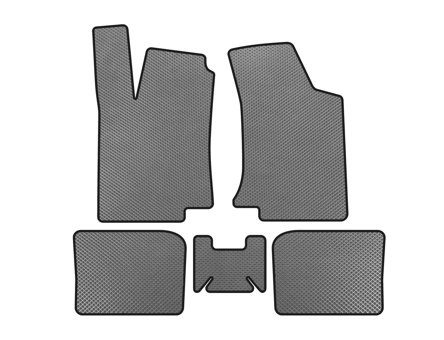 EVA Floor Mats (HB, 3-Door, Gray) for Volkswagen Golf 3 1991-2001 - image 1