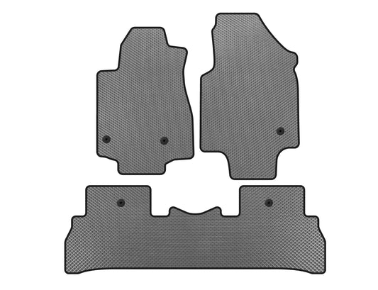 EVA Floor Mats (2008-2012, 7-Seater, Grey) for Honda Pilot 2008-2015 - image 1