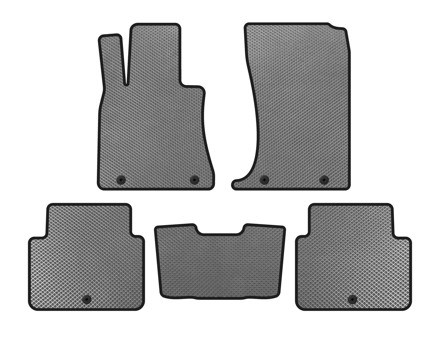 EVA Floor Mats (SD, Gray) for Hyundai Genesis DH 2013-2016 - image 1