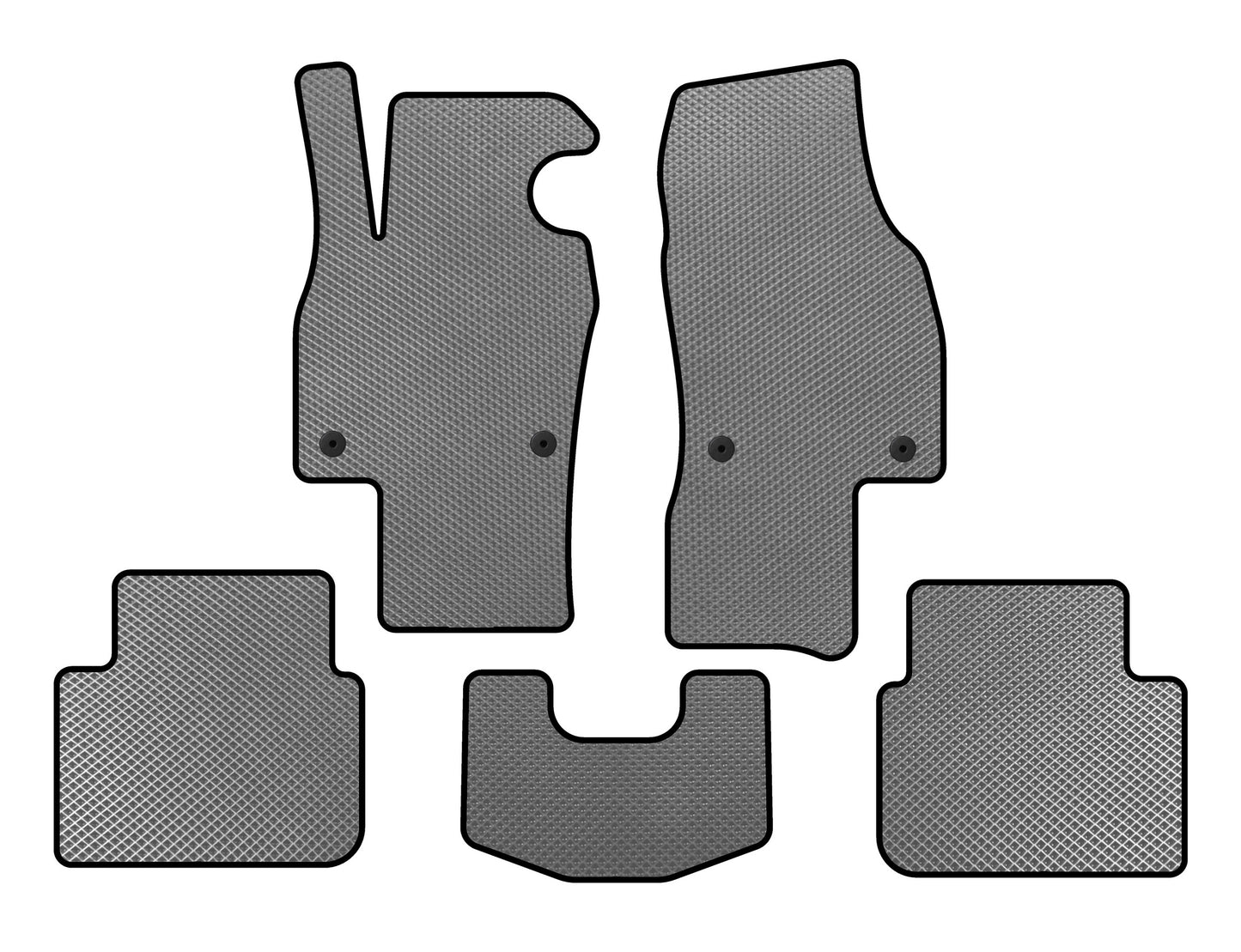 EVA Floor Mats (HB, Gray) for Skoda Scala 2018- - image 1