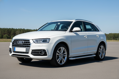 Side Steps Allmond White (2 pcs, Aluminum) for Audi Q3 2011-2019 - image 1