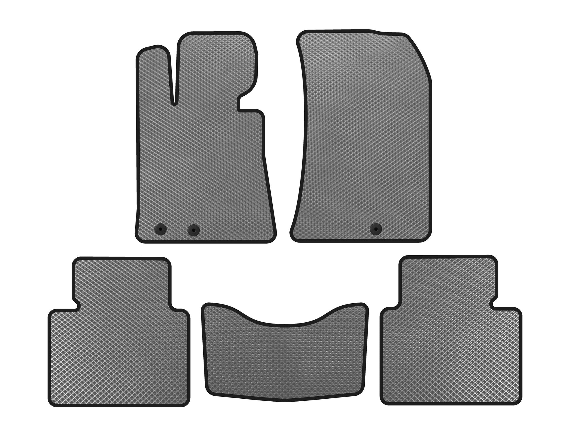 EVA Floor Mats (Gray) for Hyundai Genesis BH 2008-2013 - image 1