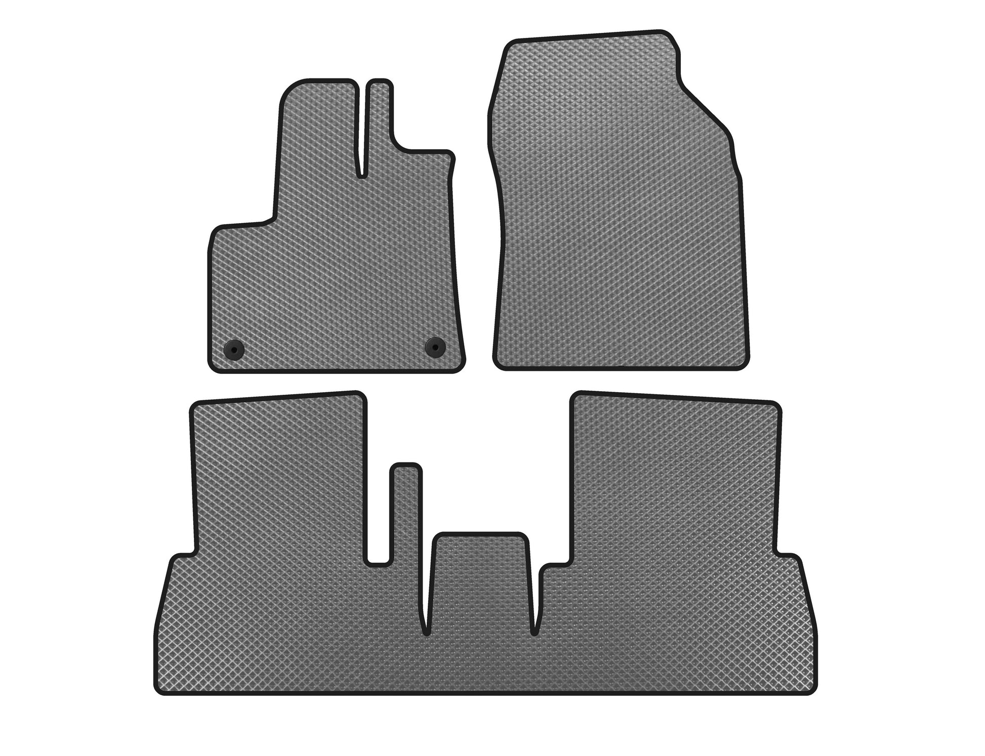 EVA Floor Mats (Manual, Gray) for Citroen Berlingo/Multispace 2018- - image 1