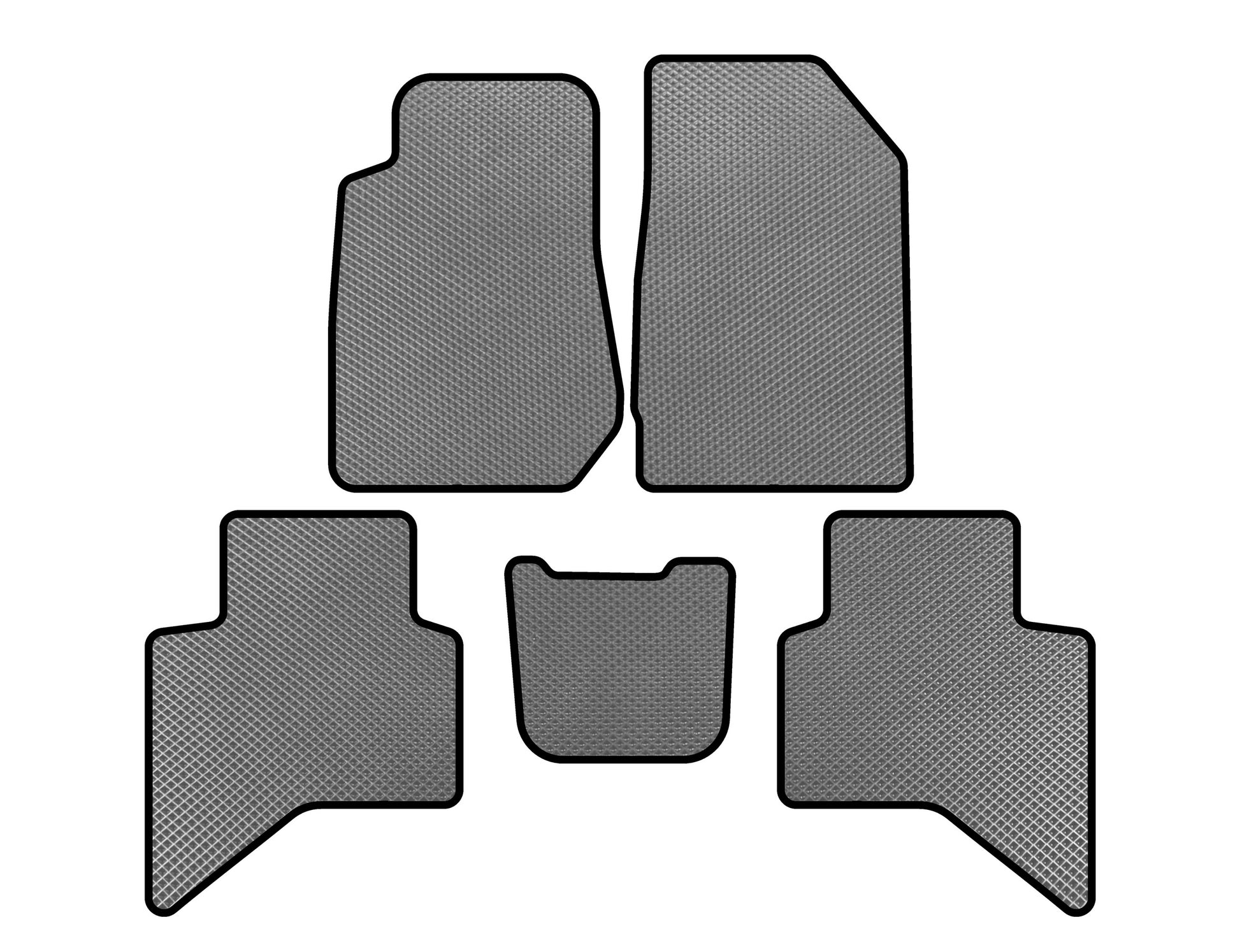 EVA mats (Grey) for Isuzu D-Max 2019↗ - image 1