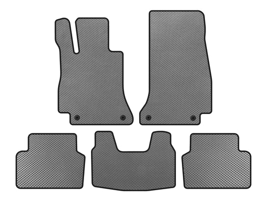 EVA Floor Mats (SD, Gray) for Mercedes E-сlass W213 2016-2023 - image 1