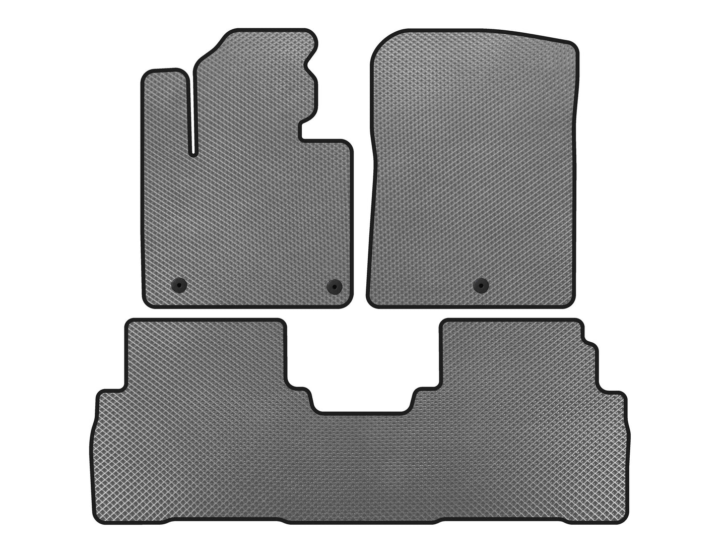 EVA Floor Mats (7-Seater, Gray) for Kia Sorento III UM 2014-2020 - image 1