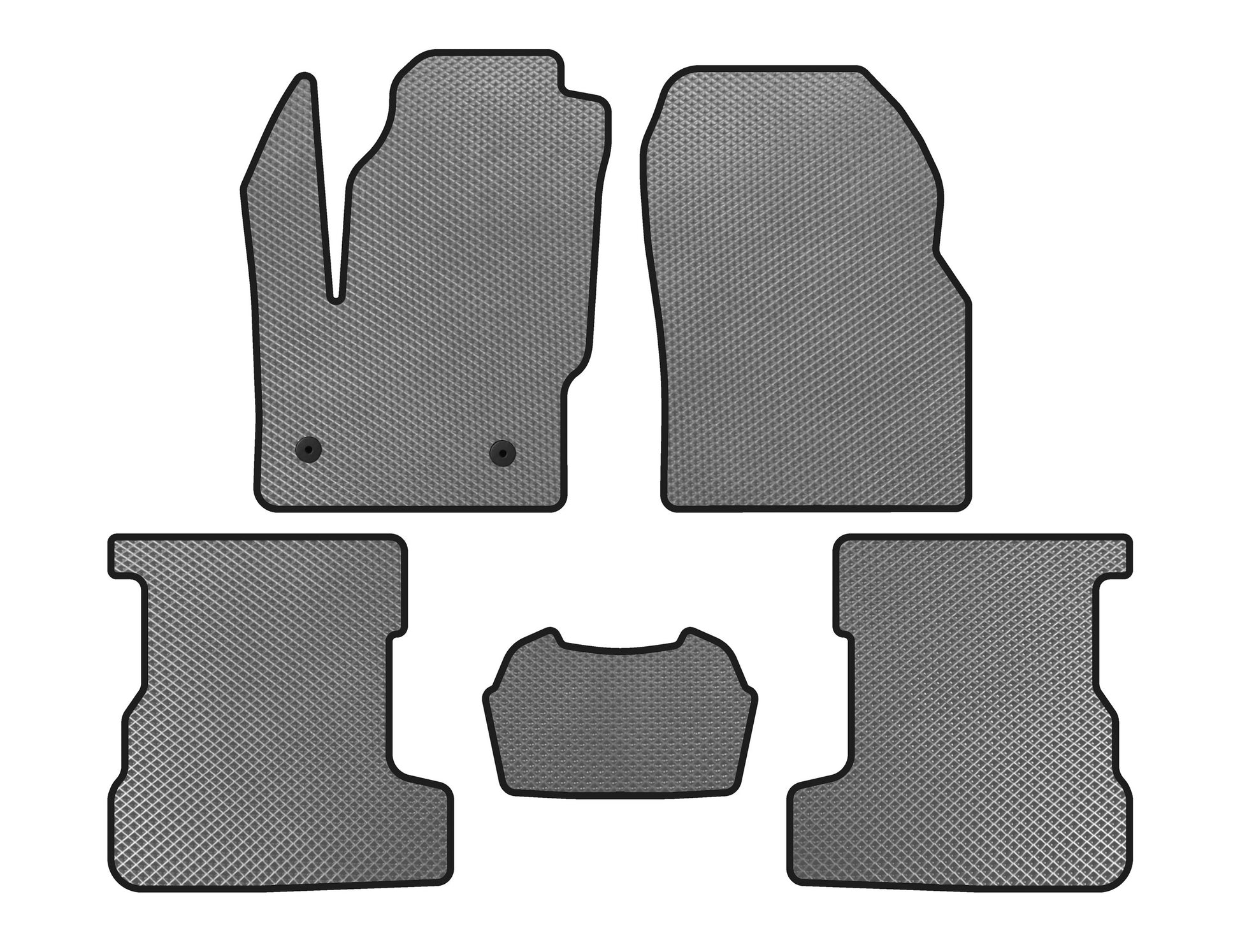 EVA Floor Mats (Gray) for Lincoln MKC 2015- - image 1