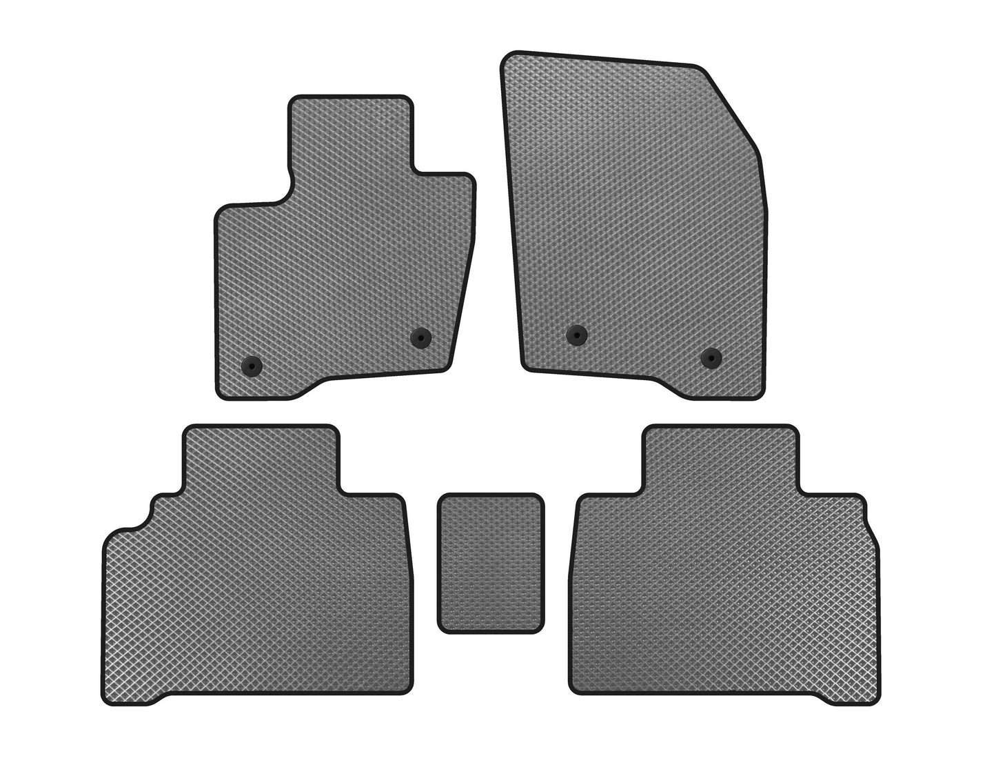 EVA Floor Mats (HB, Gray) for Ford Galaxy 2015- - image 1