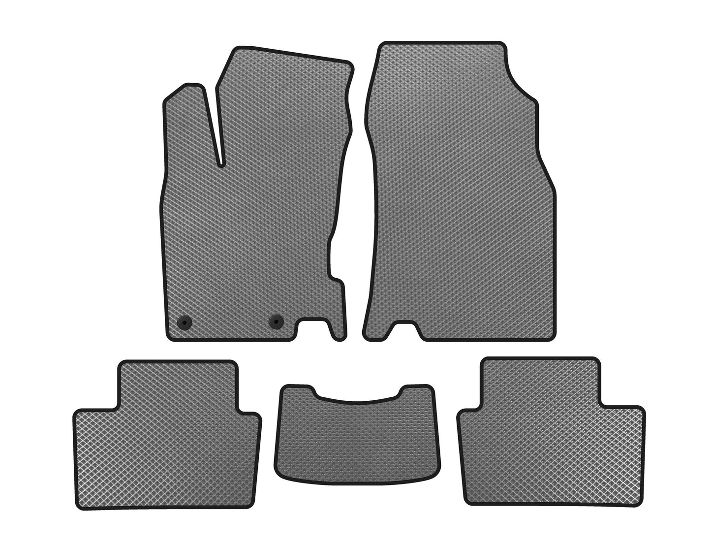 EVA Floor Mats (2015-2018, Gray) for Renault Kadjar 2015-2022 - image 1