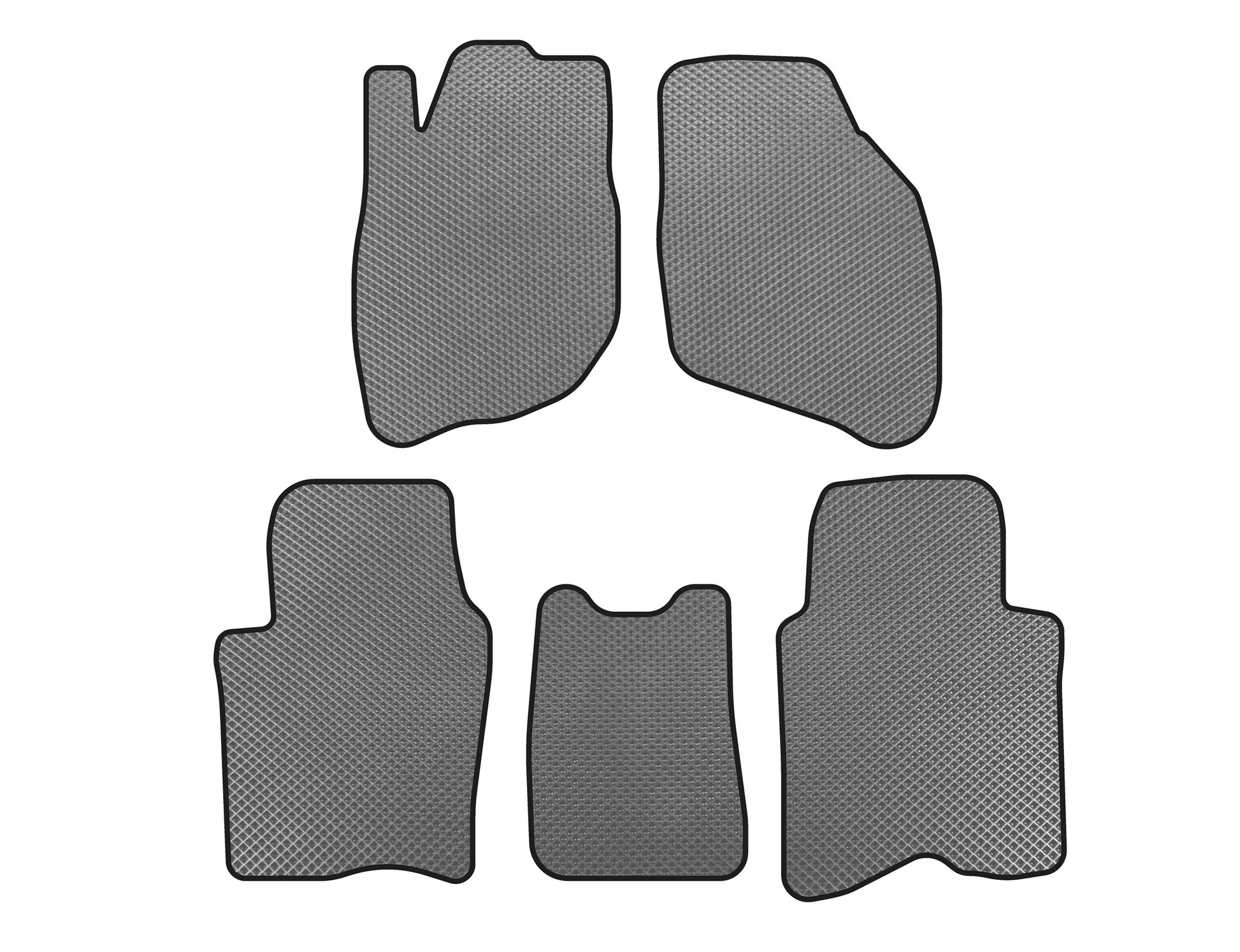 EVA Floor Mats (SD, Gray) for Honda City 2002-2008 - image 1