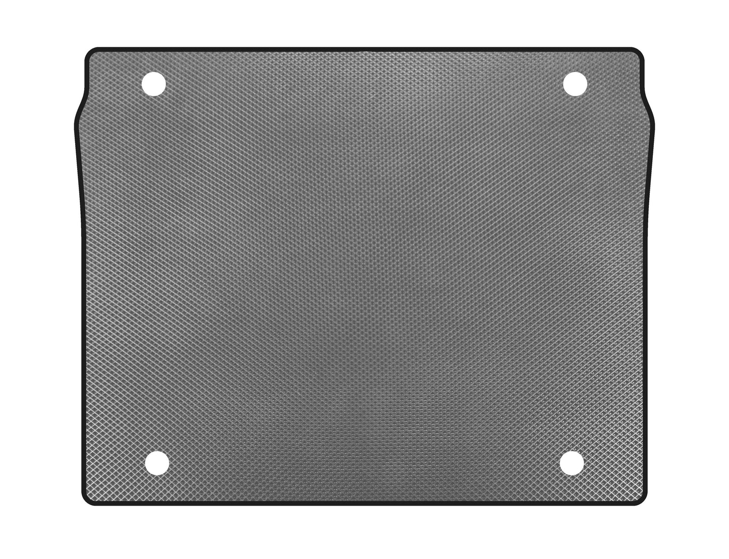 Trunk Mat EVA (5-Seater/Short Base, Gray) for Fiat Doblo II 2010-2022 - image 1