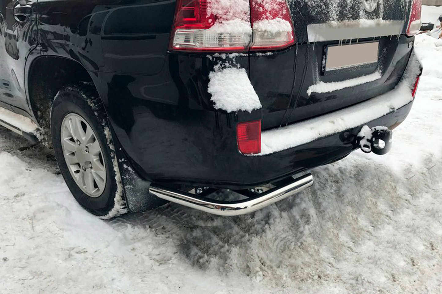Rear Corner Bars AK003 (2 pcs, stainless steel) for Toyota Land Cruiser 200 2007-2021 - image 1