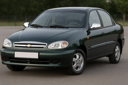 Stainless Steel Mirror Covers for Chevrolet Lanos 1998-2017 - image 1