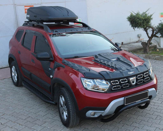 A set of covers on the hood DRAGON (3 pcs) for Dacia Duster 2018-2024 - Reelken Auto