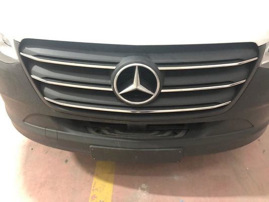 Chrome Grille Covers (5 pcs, Stainless Steel) for Mercedes Sprinter W907/W910 2018- - image 2