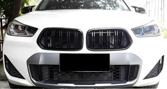 Kidneys M-Look (Gloss Black) for BMW X2 F39 2018-2023 - image 1