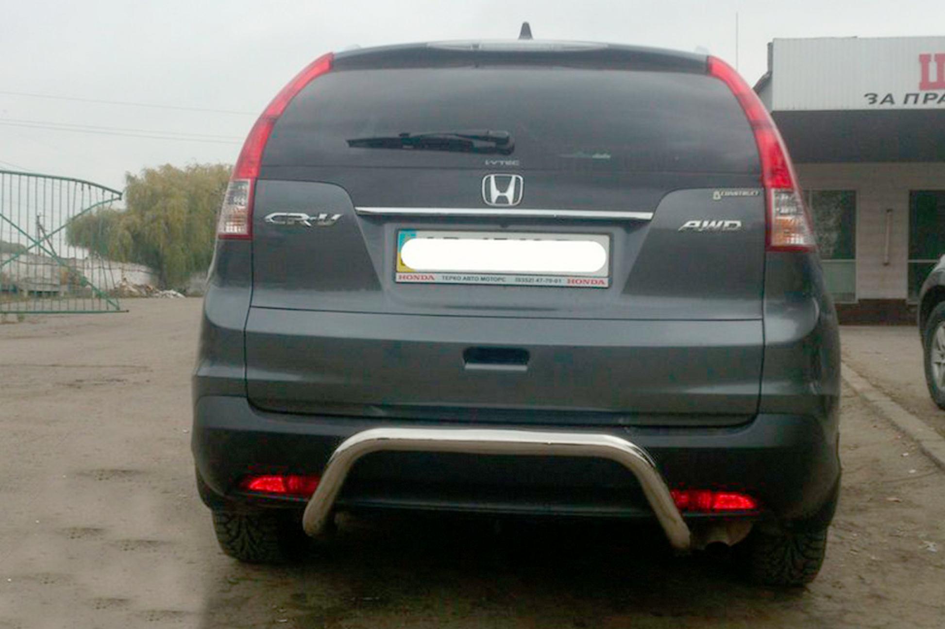 Rear Bar AK007 (Stainless Steel) for Honda CRV 2012-2016 - image 3