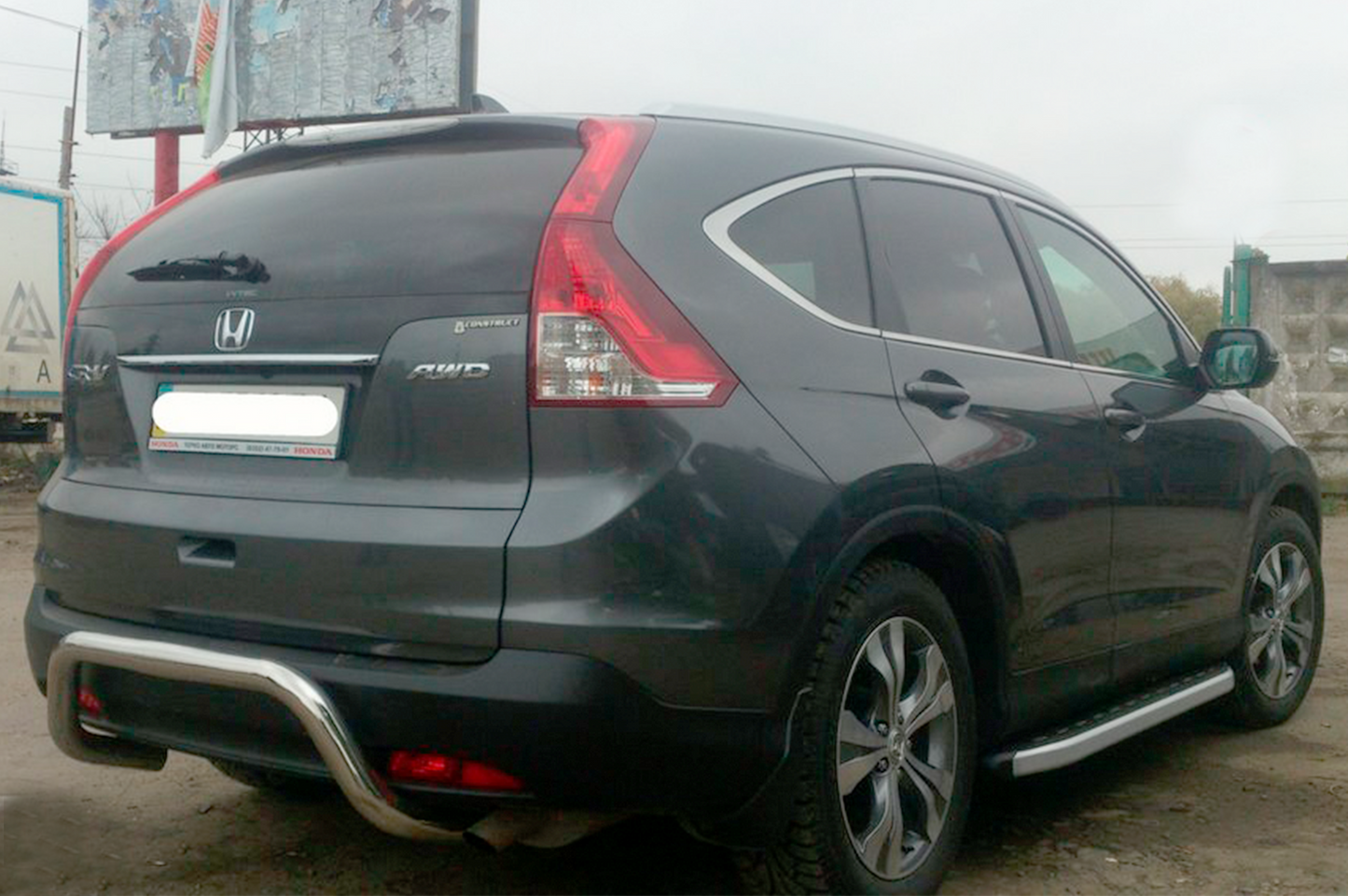 Rear Bar AK007 (Stainless Steel) for Honda CRV 2012-2016 - image 2