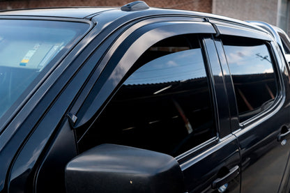 Window Deflectors (4 pcs, Sunplex Sport) for Isuzu D-Max 2019- - image 1