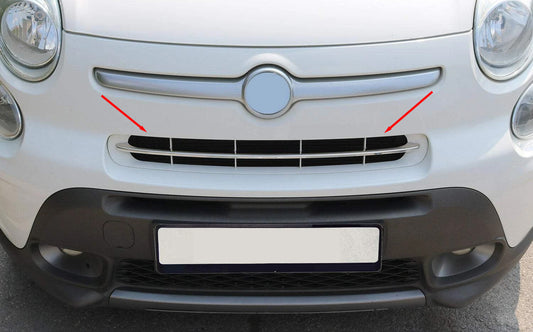 Stainless steel front bumper protector for Fiat 500X 2014-2024 - image 2