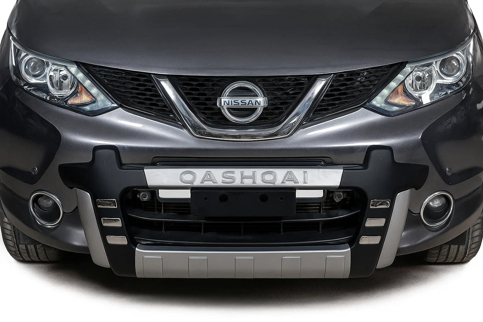 Front lip Libao 2014-2016 (plastic) for Nissan Qashqai 2014-2021 - image 1