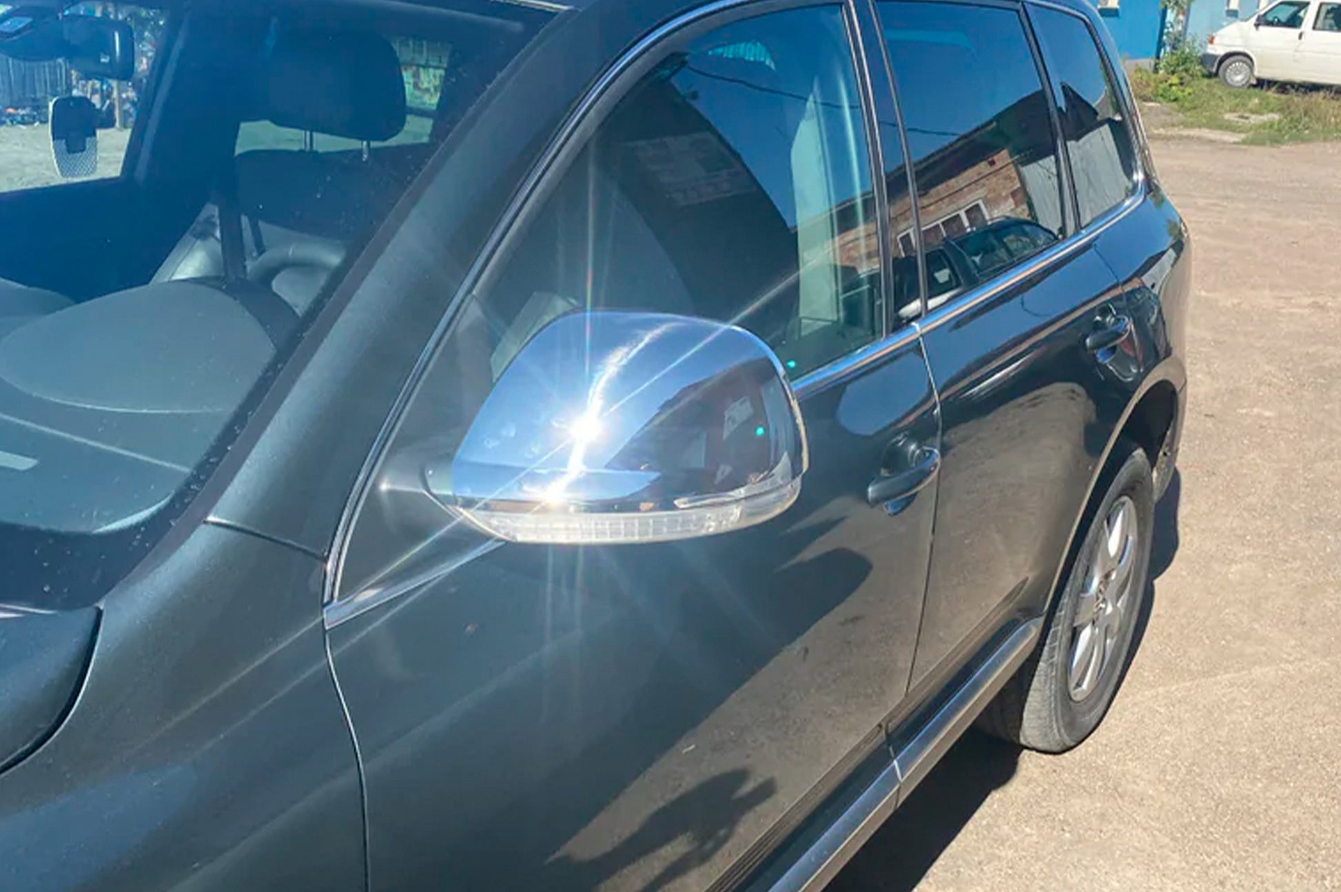 Mirror Covers 2007-2010 (2 pcs, Stainless Steel) for Volkswagen Touareg 2002-2010 - image 5