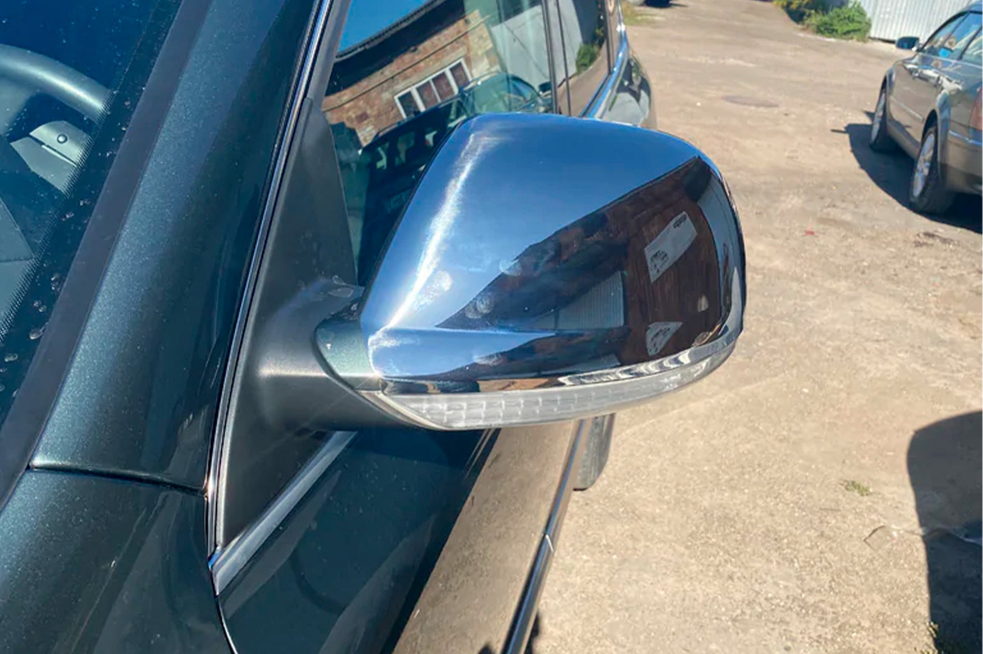Mirror Covers 2007-2010 (2 pcs, Stainless Steel) for Volkswagen Touareg 2002-2010 - image 3