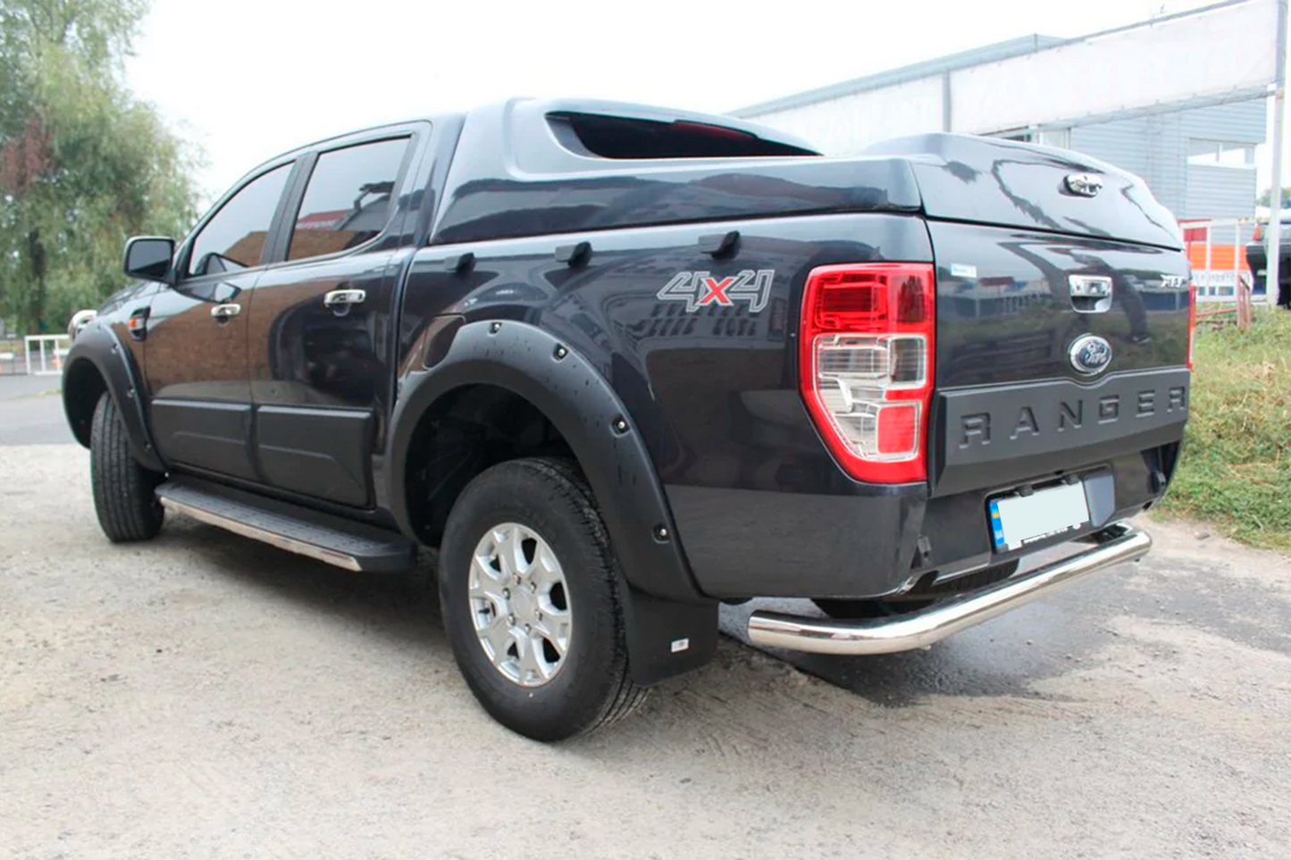 Rear Guard AK005 (2011-2018, Stainless Steel) for Ford Ranger 2011-2022 - image 2