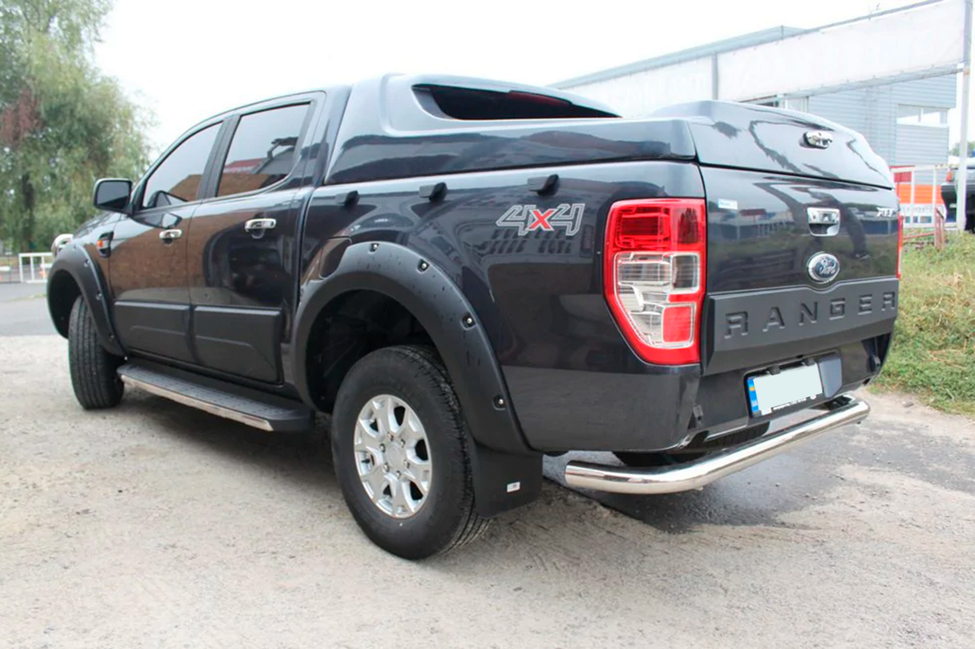 Rear Guard AK005 (2011-2018, Stainless Steel) for Ford Ranger 2011-2022 - image 2
