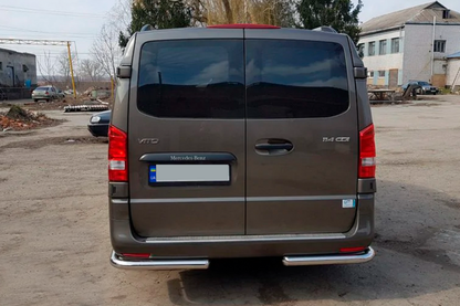 Rear Corner Guard AK003 (Stainless Steel) for Mercedes Vito/V-class W447 2014- - image 2