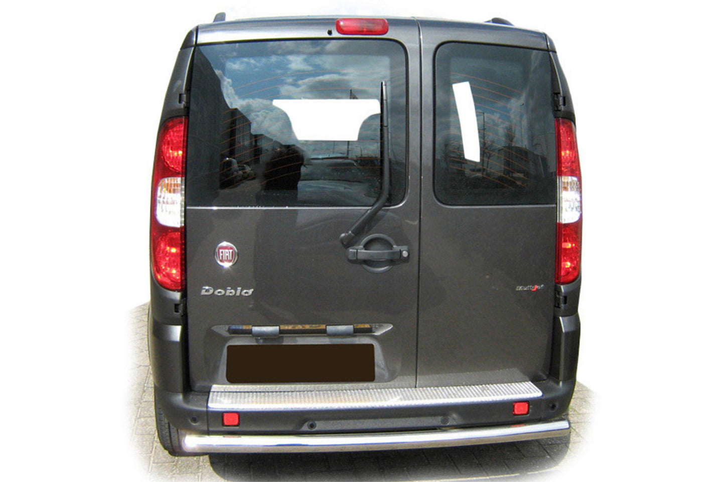 Rear Bar AK002 (Stainless Steel) for Fiat Doblo I 2005-2010 - image 1