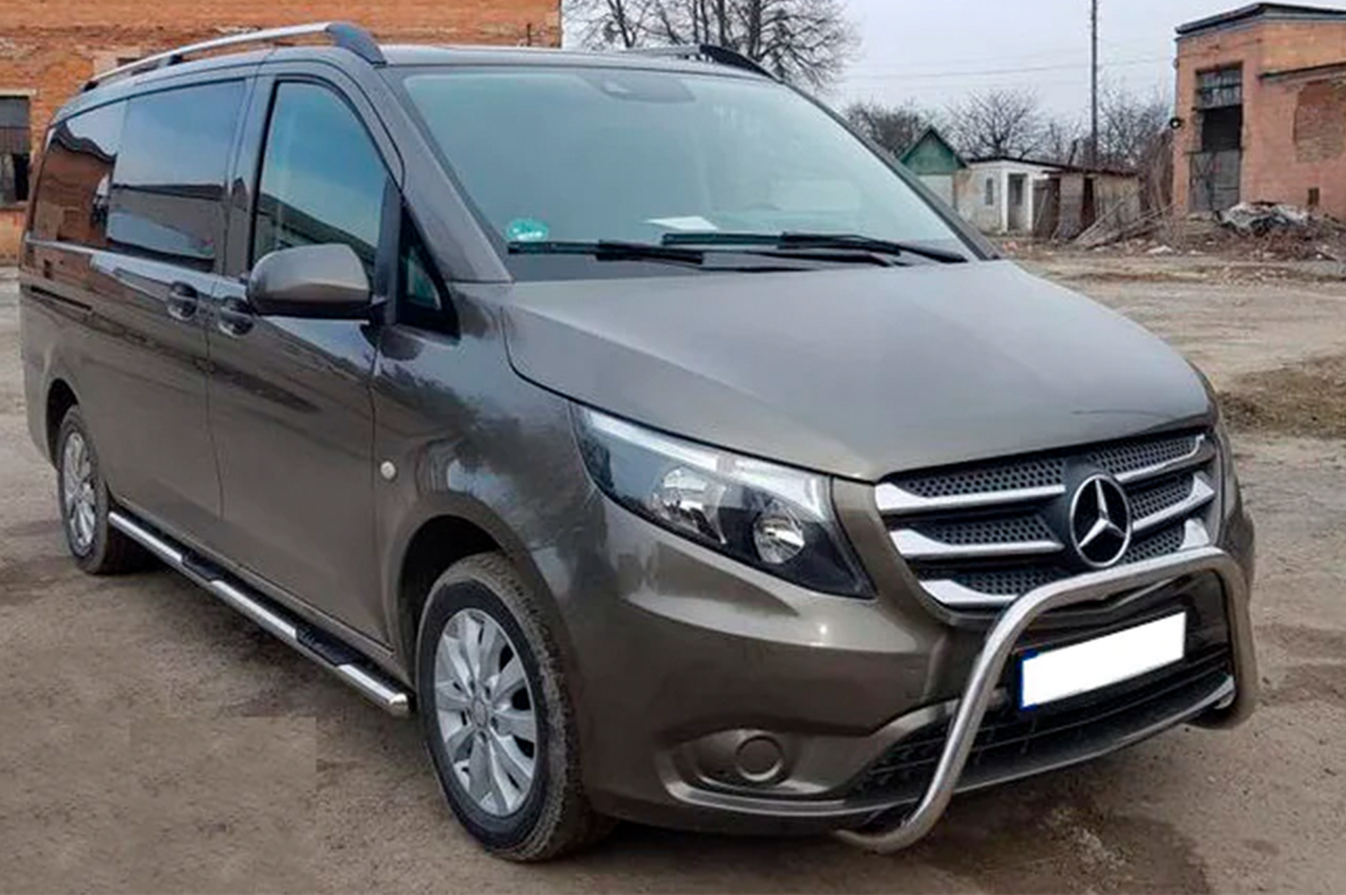 Bull Bar WT006 (Stainless Steel) for Mercedes Vito/V-class W447 2014- - image 1