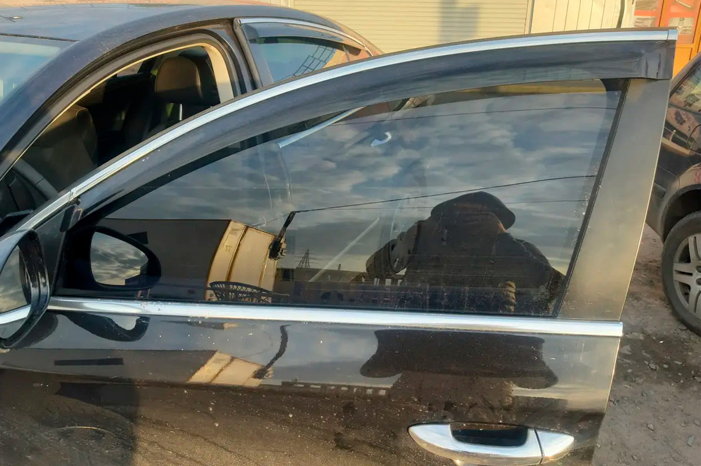 Window deflectors with chrome trim SW (4 pcs, HIC) for Volkswagen Passat B6 2006-2012 - image 2