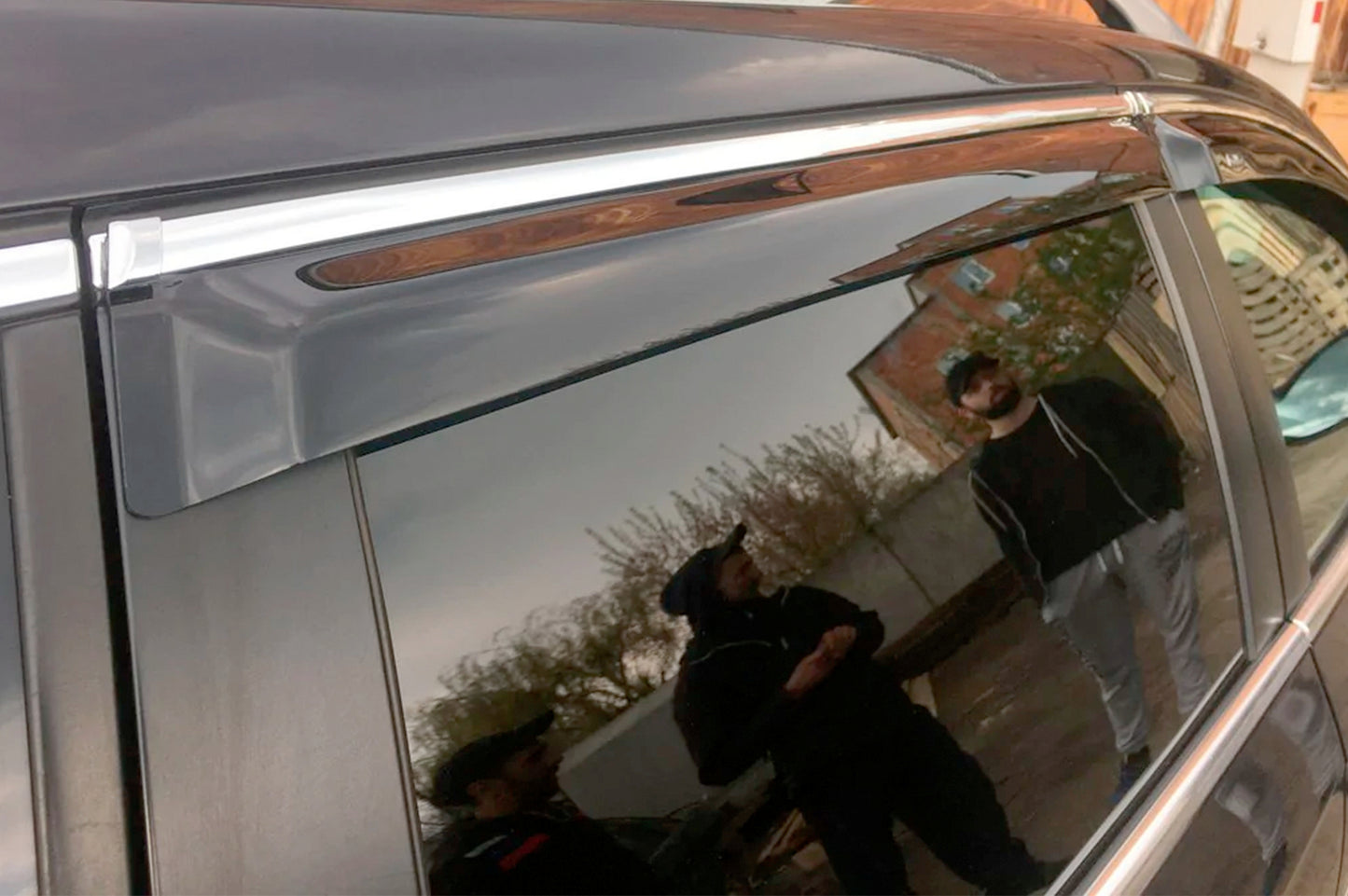 Window Deflectors with Chrome Trim SW (4 pcs, EU, HIC) for Volkswagen Passat B7 2012-2015 - image 10