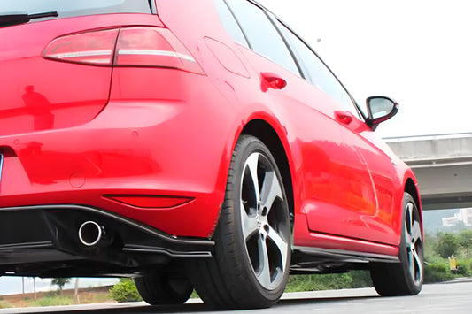 Side Skirts (for GTI HB 2012-2017, Carbon) for Volkswagen Golf 7/E-Golf 2012-2020 - image 2