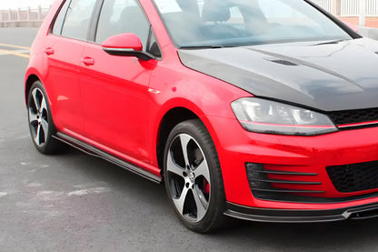 Side Skirts (for GTI HB 2012-2017, Carbon) for Volkswagen Golf 7/E-Golf 2012-2020 - image 1