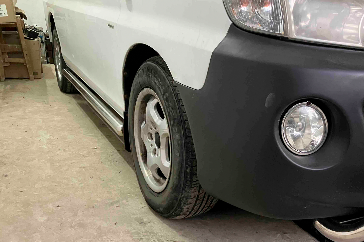 Side Bars BB002 (2 pcs, Stainless Steel) for Hyundai H200, H1, Starex 1998-2007 - image 3